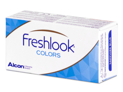 FreshLook Colors Sapphire Blue - z dioptrijo (2 leči)