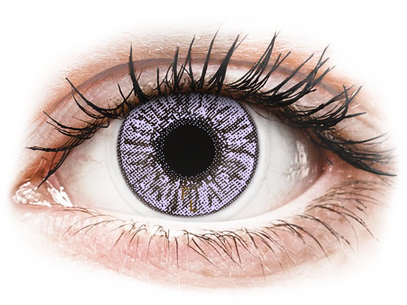FreshLook Colors Violet - z dioptrijo (2 leči) - Barvne kontaktne leče