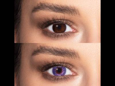 FreshLook Colors Violet - z dioptrijo (2 leči)