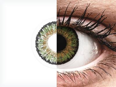 FreshLook One Day Color Green - z dioptrijo (10 leč)