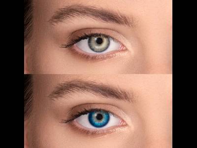 FreshLook Dimensions Pacific Blue - brez dioptrije (2 leči)