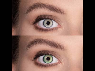 FreshLook Dimensions Sea Green - z dioptrijo (6 leč)