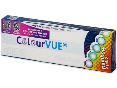 ColourVue One Day TruBlends Rainbow 2 - brez dioptrije (10 leč) - Ta izdelek je na voljo tudi v tej različici pakiranja