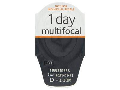 Proclear 1 Day multifocal (30 leč) - Predogled blister embalaže