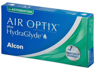 Air Optix plus HydraGlyde for Astigmatism (6 leč) - Mesečne kontaktne leče