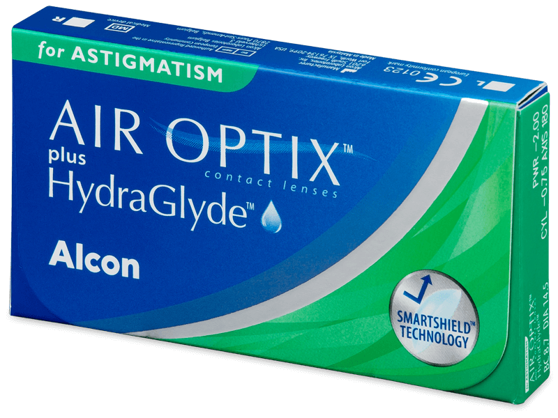 Air Optix plus HydraGlyde for Astigmatism (6 leč) - Mesečne kontaktne leče