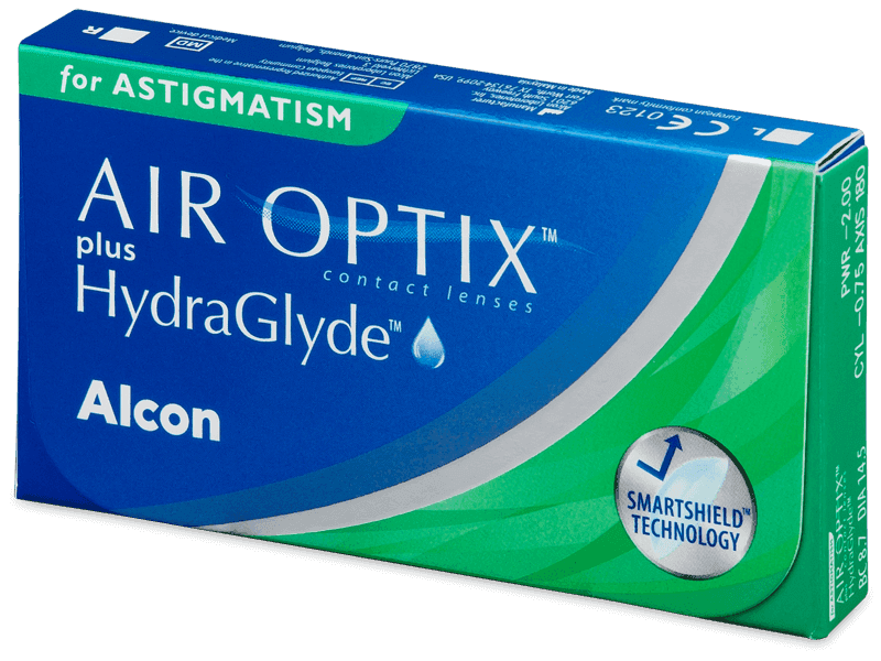 Air Optix plus HydraGlyde for Astigmatism (6 leč) - Mesečne kontaktne leče