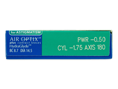 Air Optix plus HydraGlyde for Astigmatism (3 leče) - Predogled lastnosti