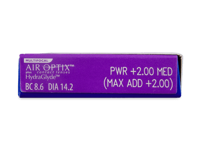 Air Optix plus HydraGlyde Multifocal (6 leč) - Predogled lastnosti