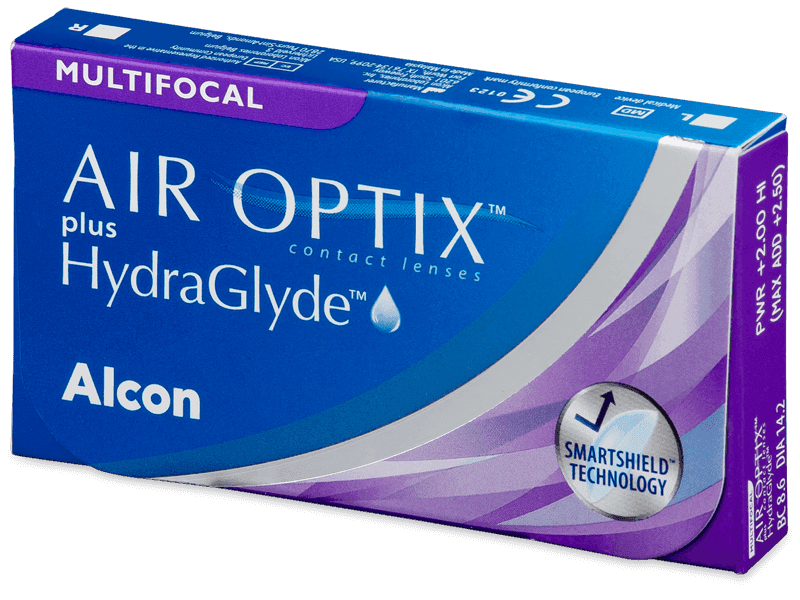 Air Optix plus HydraGlyde Multifocal (3 leče) - Mesečne kontaktne leče