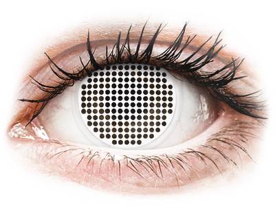 ColourVUE Crazy Lens - White Screen - brez dioptrije (2 leči)