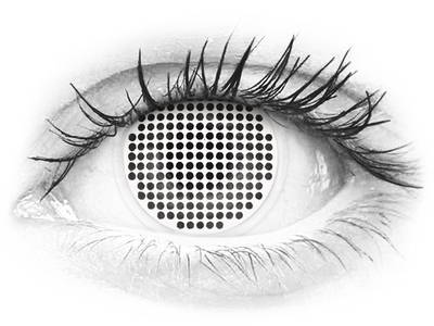 ColourVUE Crazy Lens - White Screen - brez dioptrije (2 leči)