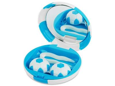 Škatlica z ogledalom Football - blue