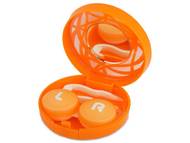 Škatlica z ogledalom - oranžna ornament Dodatki - Škatlica z ogledalom - oranžna ornament