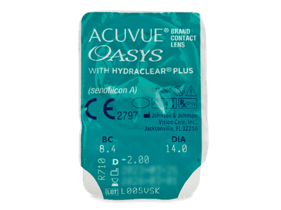 Acuvue Oasys (24 leč) - Predogled blister embalaže