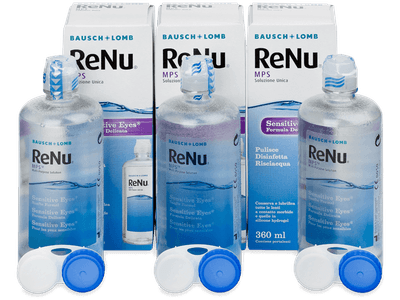 Tekočina ReNu MPS Sensitive Eyes 3 x 360 ml 