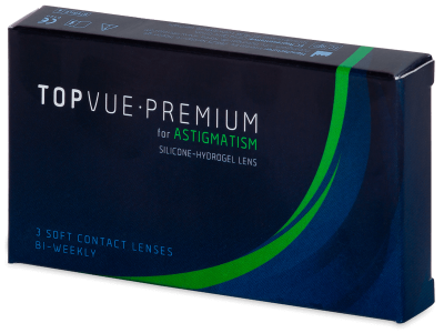 TopVue Premium for Astigmatism (3 leče) - Torične kontaktne leče