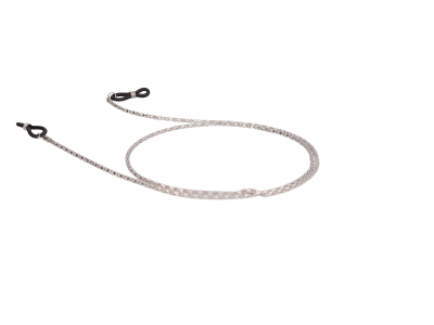 Vrvica za očala - kovinska srebrna BC15 
