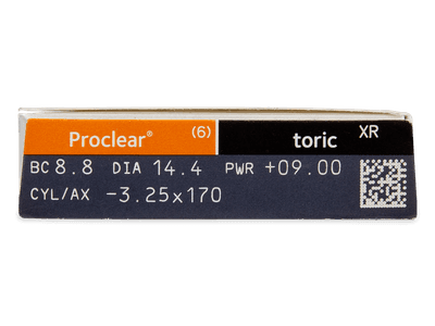 Proclear Toric XR (6 leč) - Predogled lastnosti