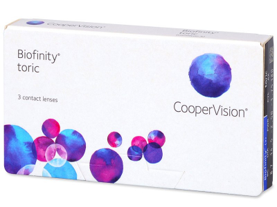 Biofinity Toric (3 leče) - Torične kontaktne leče
