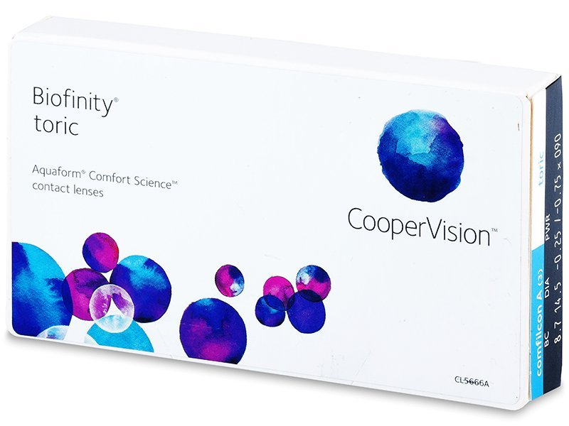 Biofinity Toric (3 leče) - Torične kontaktne leče