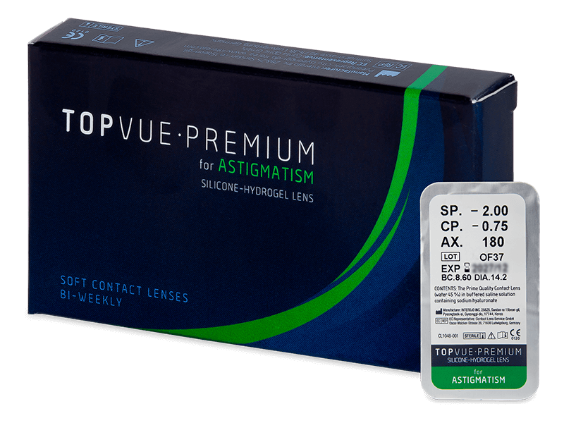 TopVue Premium for Astigmatism (1 leča) - Torične kontaktne leče