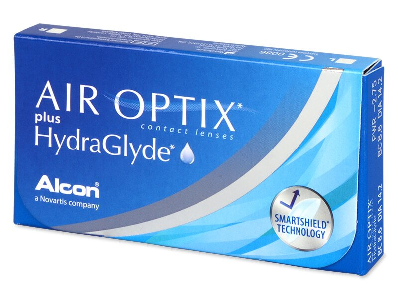 Air Optix plus HydraGlyde (3 leče) - Mesečne kontaktne leče