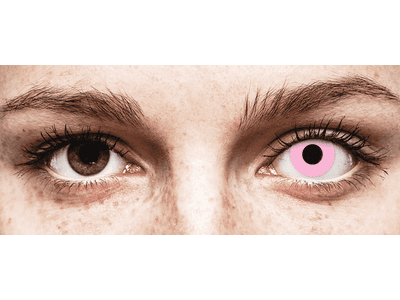 CRAZY LENS - Barbie Pink - dnevne leče z dioptrijo (2 leči)