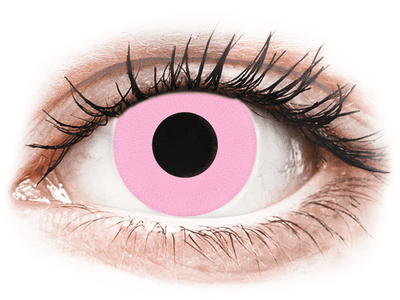 CRAZY LENS - Barbie Pink - dnevne leče brez dioptrije (2 leči)