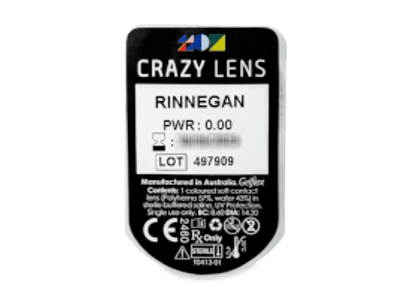 CRAZY LENS - Rinnegan - dnevne leče brez dioptrije (2 leči) - Predogled blister embalaže