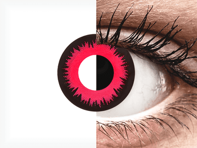 CRAZY LENS - Vampire Queen - dnevne leče z dioptrijo (2 leči)