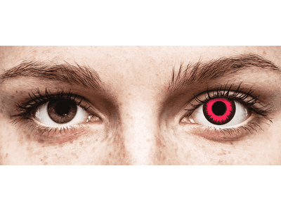 CRAZY LENS - Vampire Queen - dnevne leče z dioptrijo (2 leči)