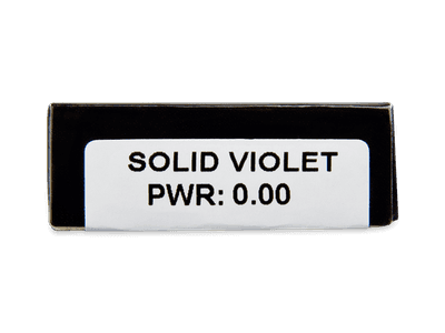 CRAZY LENS - Solid Violet - dnevne leče brez dioptrije (2 leči) - Predogled lastnosti