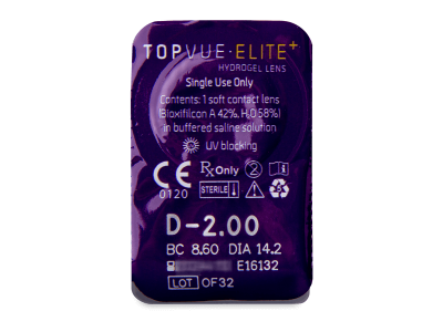 TopVue Elite+ (90 leč) - Predogled blister embalaže