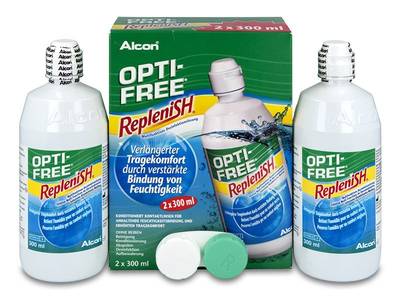 Tekočina OPTI-FREE RepleniSH 2x 300 ml - Starejši dizajn