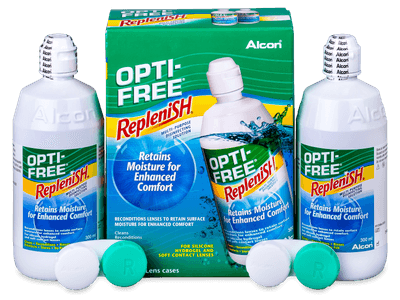 Tekočina OPTI-FREE RepleniSH 2 x 300 ml - Economy duo pack- solution