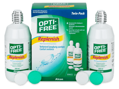 Tekočina OPTI-FREE RepleniSH 2 x 300 ml - Economy duo pack- solution