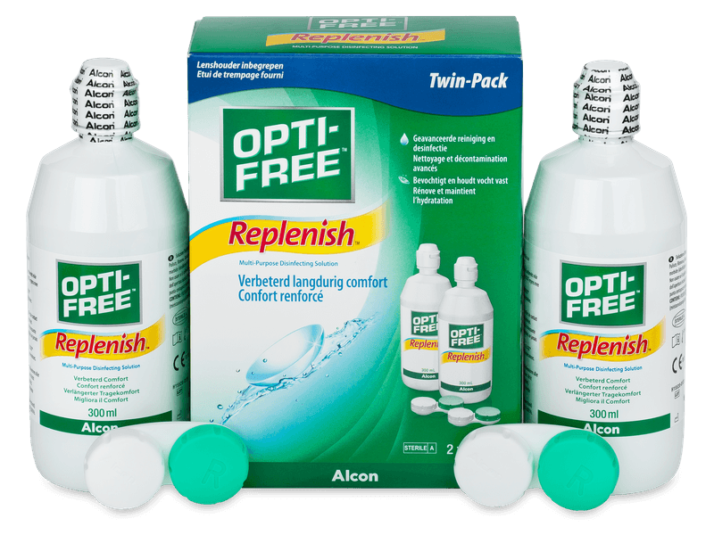 Tekočina OPTI-FREE RepleniSH 2x 300 ml - Economy duo pack- solution
