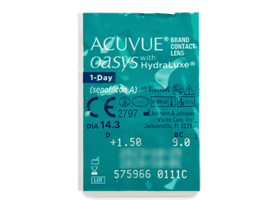 Acuvue Oasys 1-Day with Hydraluxe (30 leč) - Predogled blister embalaže