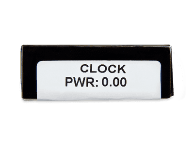 CRAZY LENS - Clock - plano daily (2 lenses) - Predogled lastnosti