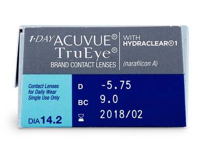 1 Day Acuvue TruEye (30 leč) - Starejši dizajn