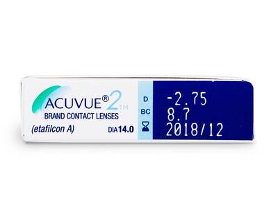 Acuvue 2 (6 leč) - Predogled lastnosti