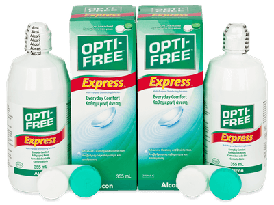 Tekočina OPTI-FREE Express 2 x 355 ml - Ekonomično dvojno pakiranje tekočine