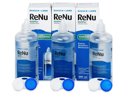 Tekočina ReNu MultiPlus 3 x 360 ml - Economy 3-pack - solution