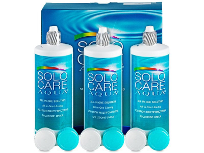Tekočina SoloCare Aqua 3 x 360 ml 