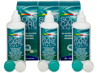 Tekočina SoloCare Aqua 3 x 360 ml