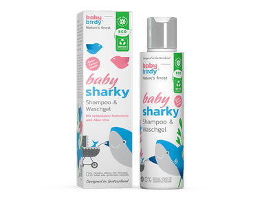 Otroški šampon in gel za umivanje Baby Birdy Sharky 150 ml 