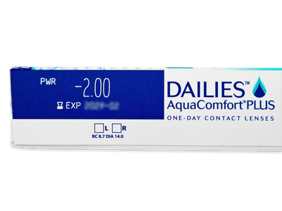 Dailies AquaComfort Plus (90 leč) - Predogled lastnosti