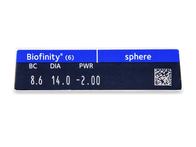 Biofinity (6 leč) - Predogled lastnosti