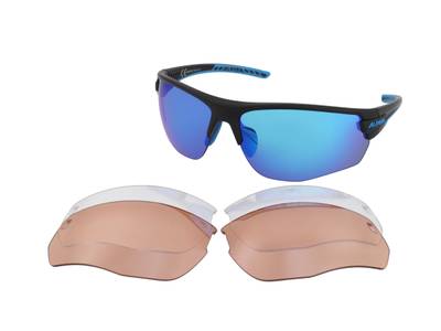 Alpina Tri-Scray 2.0 HR Black Cyan Matt 